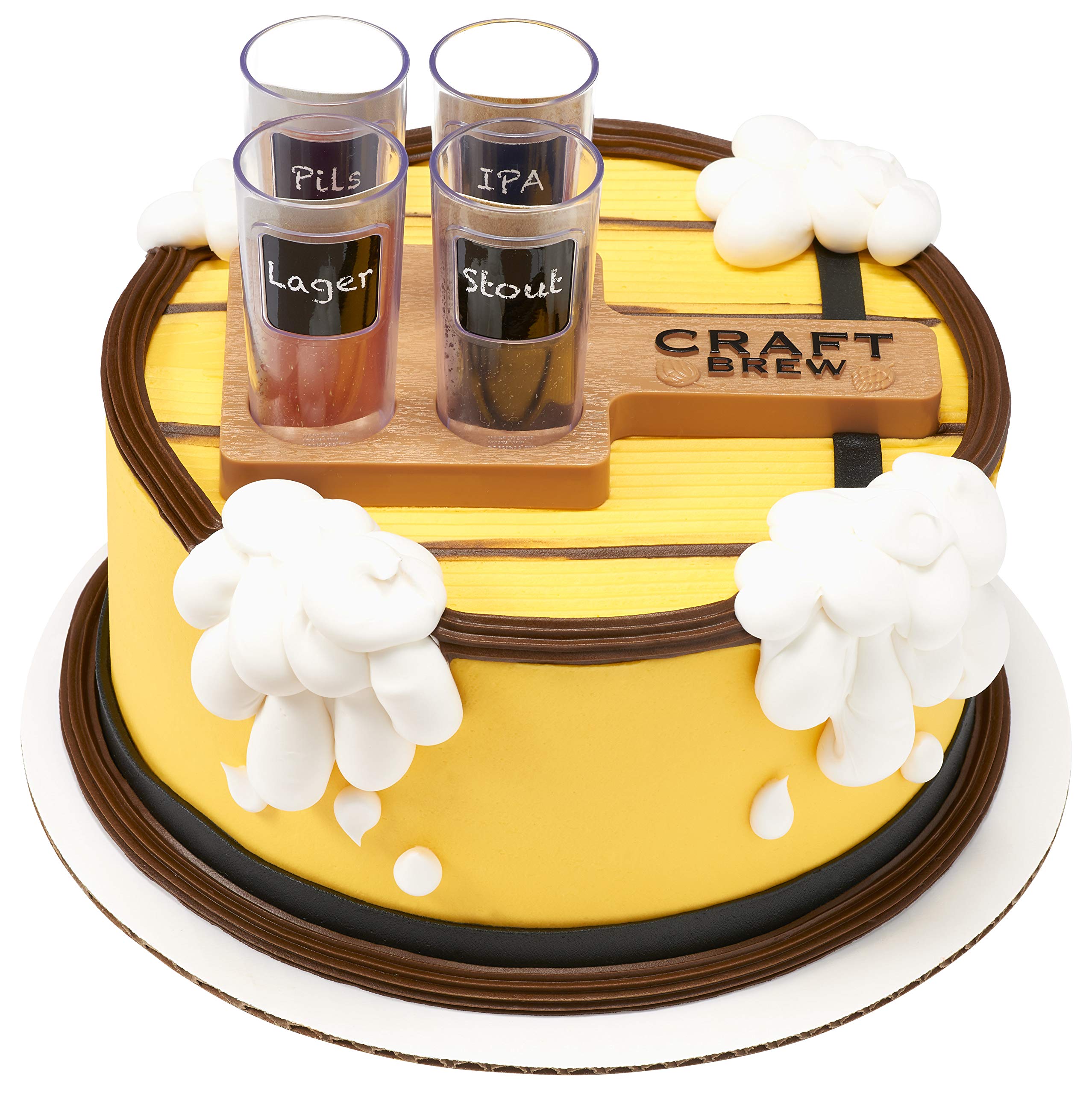 DecoSet® Craft Brew Flight Cake Topper, Re-Usable Cake Decoration, Beer Themed, DecoPac, 25124, Food Safe - Image 3