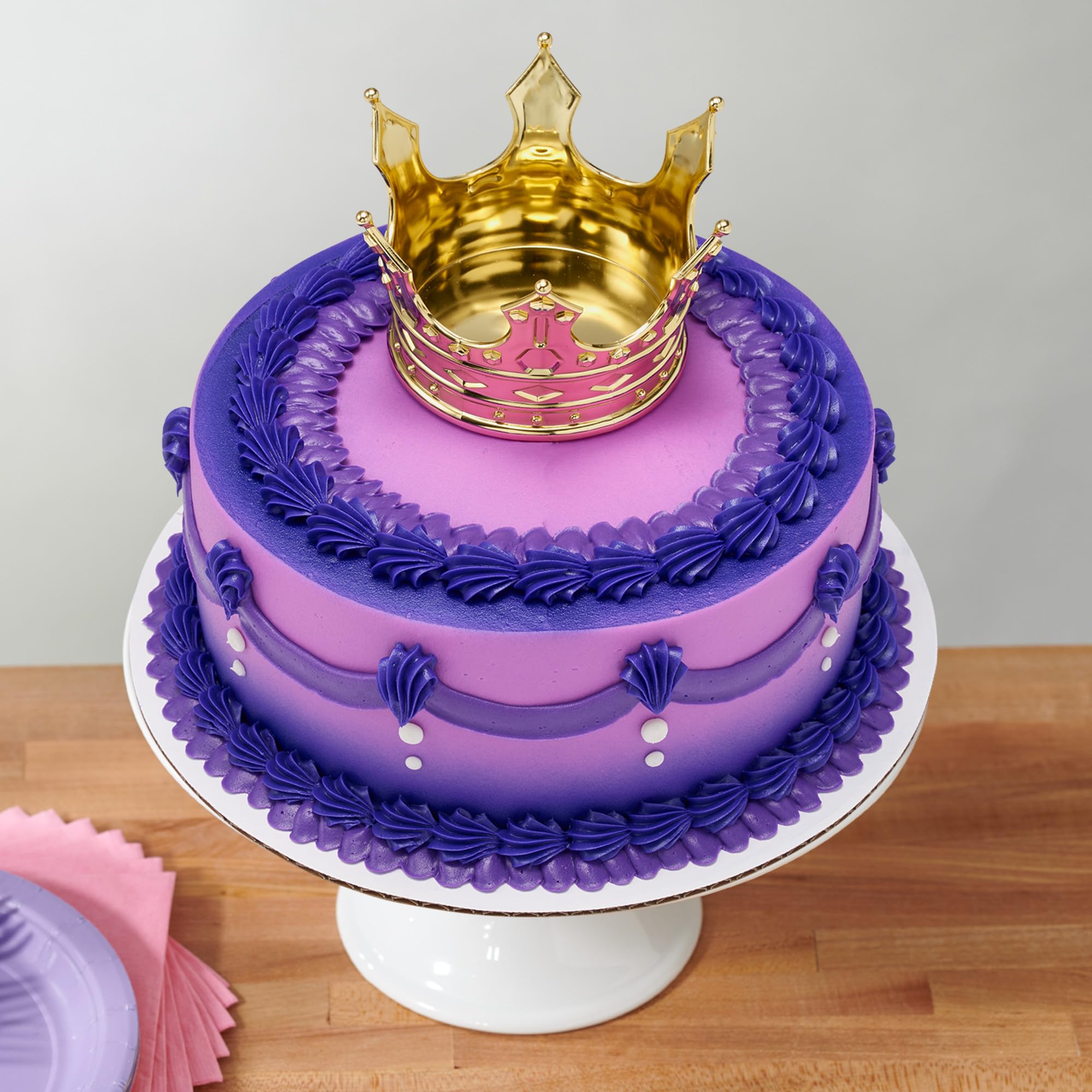 DecoSet® Regal Crown Cake Topper, Gold Cake Decoration For Celebrations, Birthday, Parties, New Years - Image 5