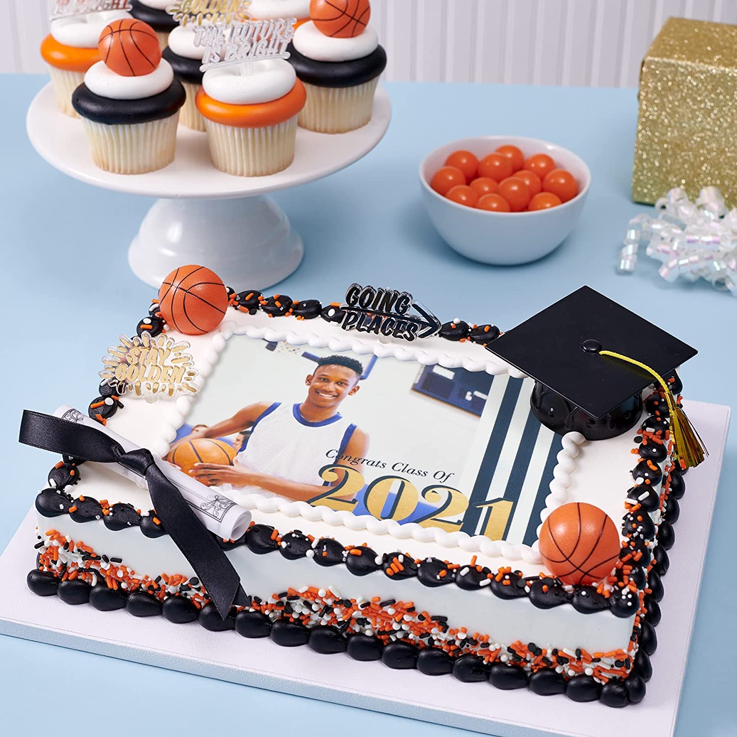 PhotoCake® Premium Edible Sheets, 1/4 Sheet Extended PhotoCake® Edible Paper, High Definition Printing, Edible Frosting Sheets for Cakes, Fondant, Edible Printer Paper - Pack Of 24 - Image 5
